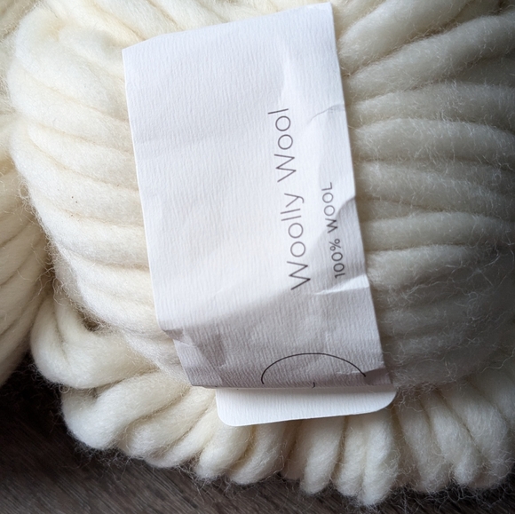 3 Skeins Purl Soho Wooly Wool Chunky Yarn Heirloom White - Picture 4 of 5